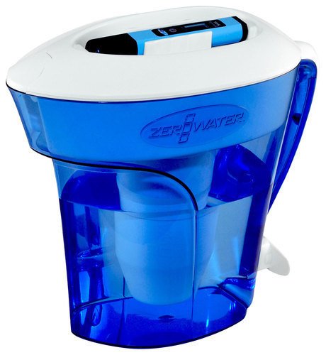 ZeroWater - 10-Cup Water Filtration Pitcher - Blue